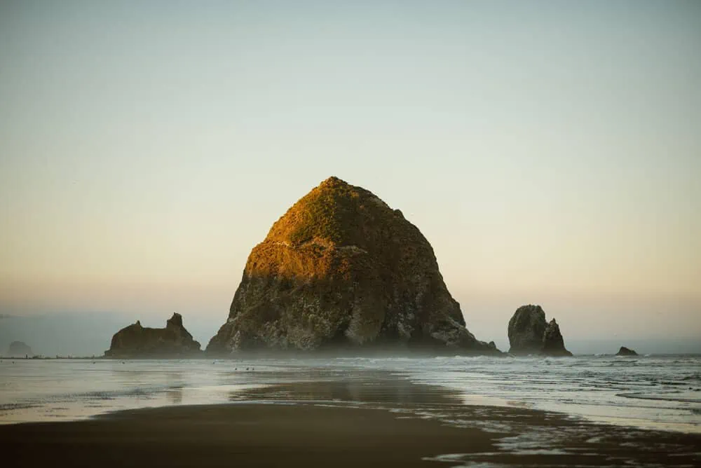 cannon beach rock in Oregon