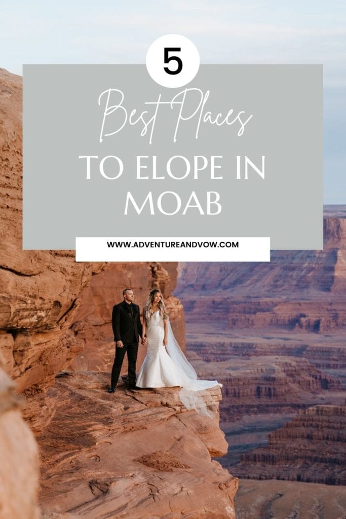 5 Best Places to Elope in Moab Promo Material 
